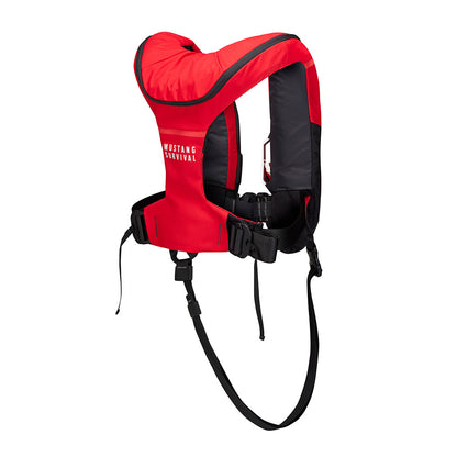 Mustang Survival Atlas 190 DLX Pro Sensor Life Jacket, 190N – Red/Black