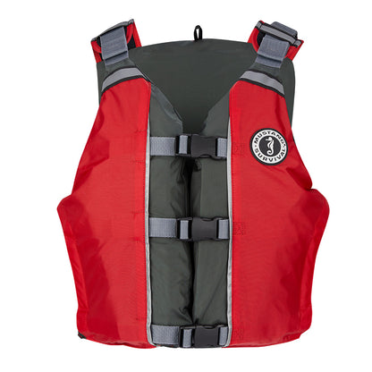 Mustang Survival APF Foam Vest, Universal Fit, Red/Grey, USCG Approved