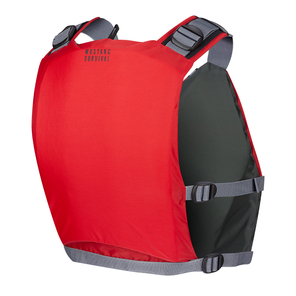Mustang Survival APF Foam Vest, Universal Fit, Red/Grey, USCG Approved