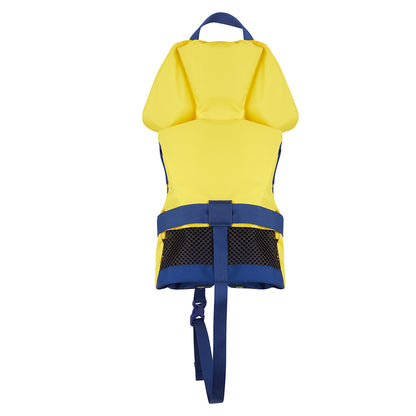 Mustang Survival Lil' Legends Infant Foam Vest, Yellow/Navy – USCG & PFAS-Free