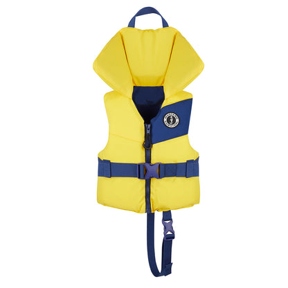 Mustang Survival Lil' Legends Child PFD, Yellow/Navy, 33-55 lbs