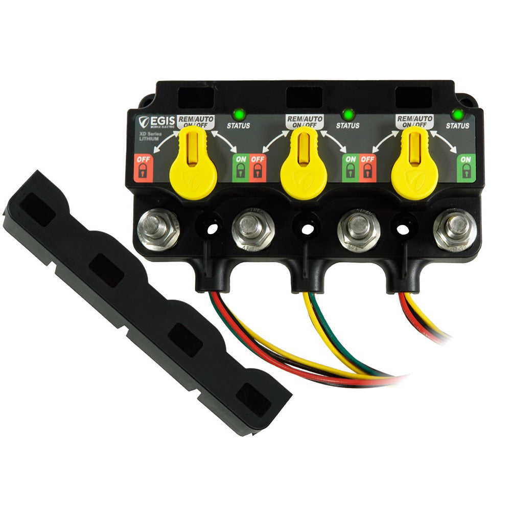 Egis Mobile Electric Triple XD Flex Relay with Knobs, 500A Continuous