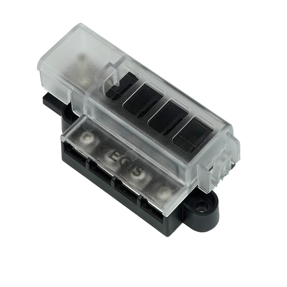 Egis Mobile Electric RT Fuse Block, 4-Circuit, 100A Max, Marine-Grade