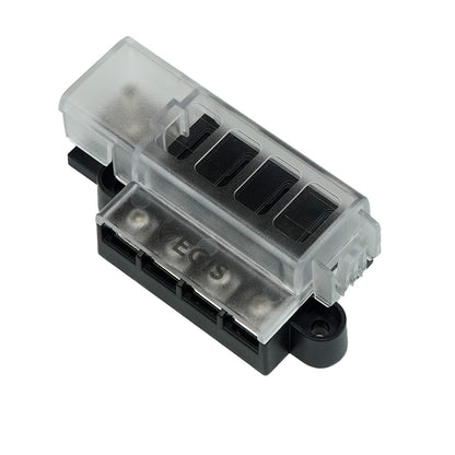 Egis Mobile Electric RT Fuse Block, 4-Circuit, 100A Max, Marine-Grade