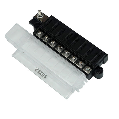 Egis Mobile Electric RT Fuse Block - 8 Circuit with Cover