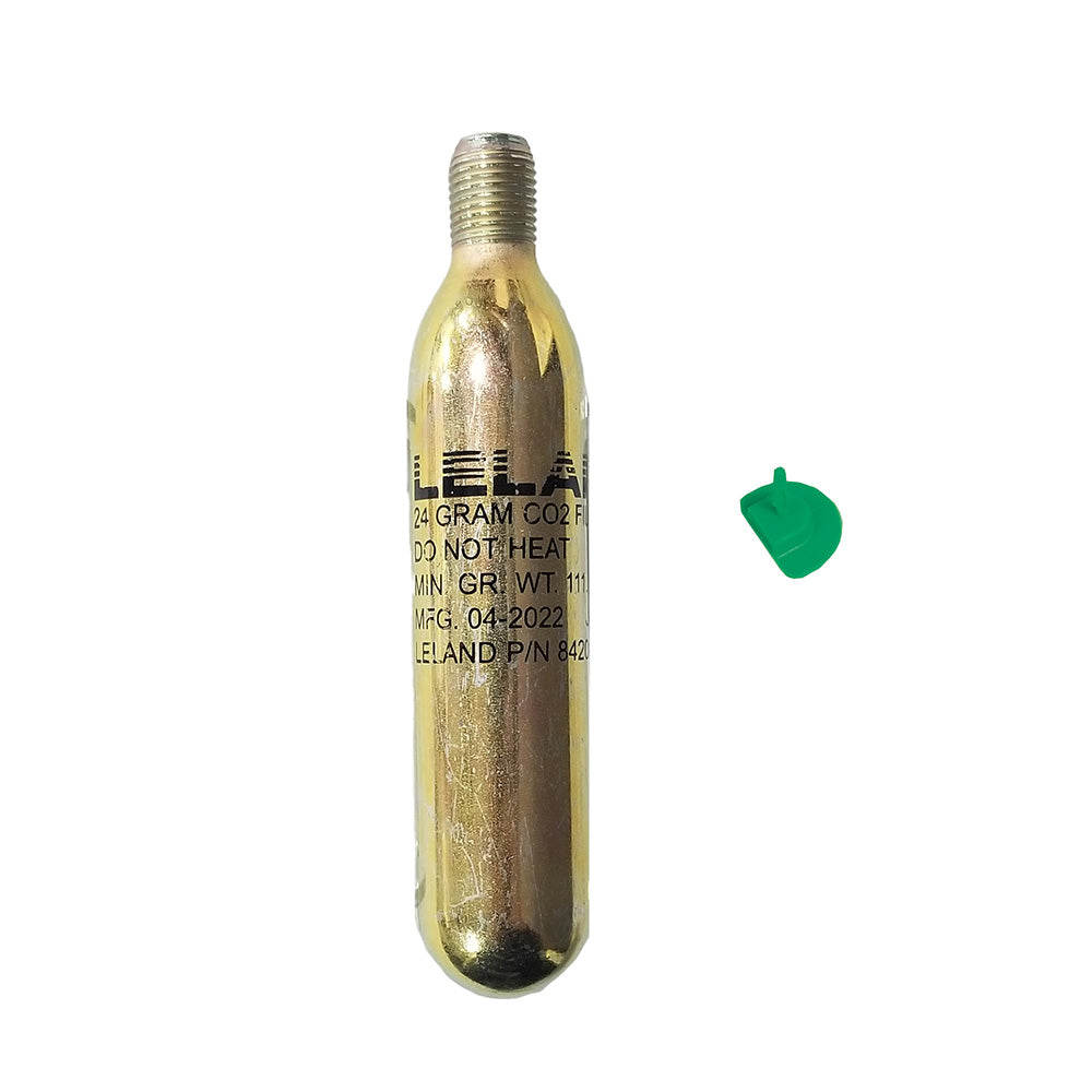 Leland Maximum Inflation Re-Arm Kit O, 24 Gram CO2, 1/2" Thread
