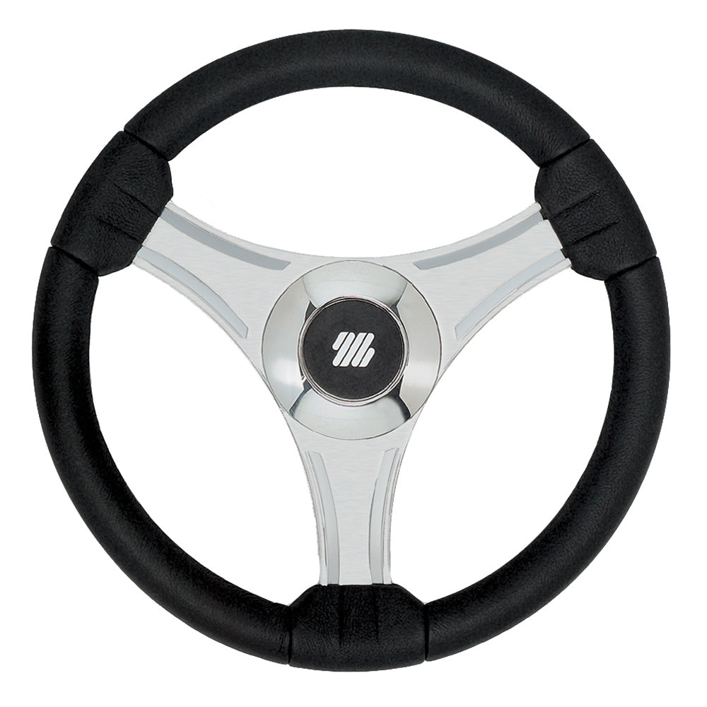Uflex Tavolara Steering Wheel, 13.8" Black Polyurethane with X62 Hub