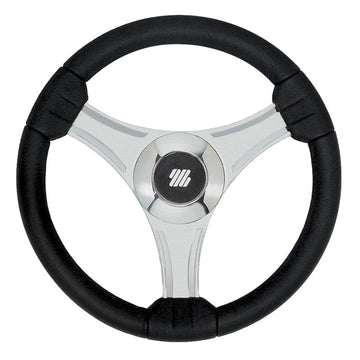 Uflex Tavolara Steering Wheel, 13.8" Black Polyurethane with X62 Hub