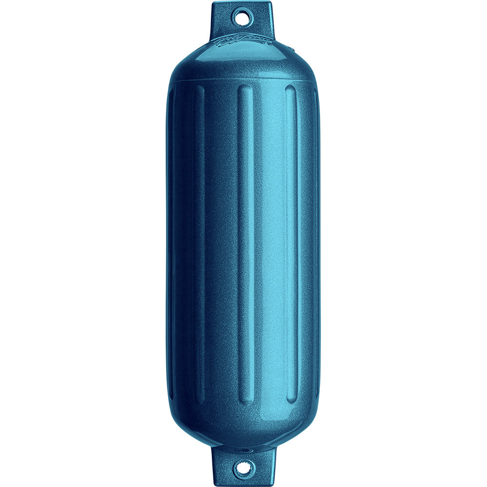 Polyform U.S. G-5 Twin Eye Boat Fender, 8.8" x 26.8" – Metallic Blue