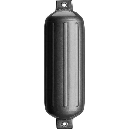 Polyform U.S. G-5 Twin Eye Boat Fender, 8.8" x 26.8" – Metallic Graphite