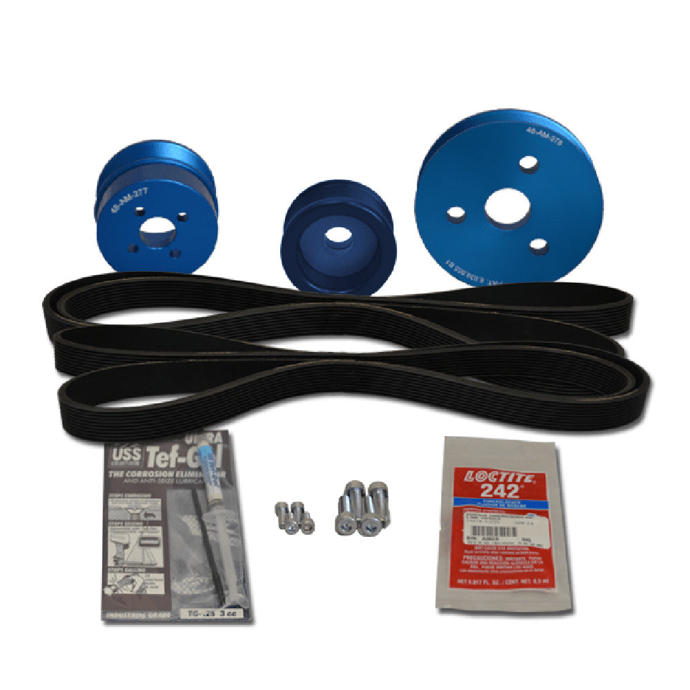 Balmar AltMount Serpentine Pulley Conversion Kit for Volvo Penta D2-55
