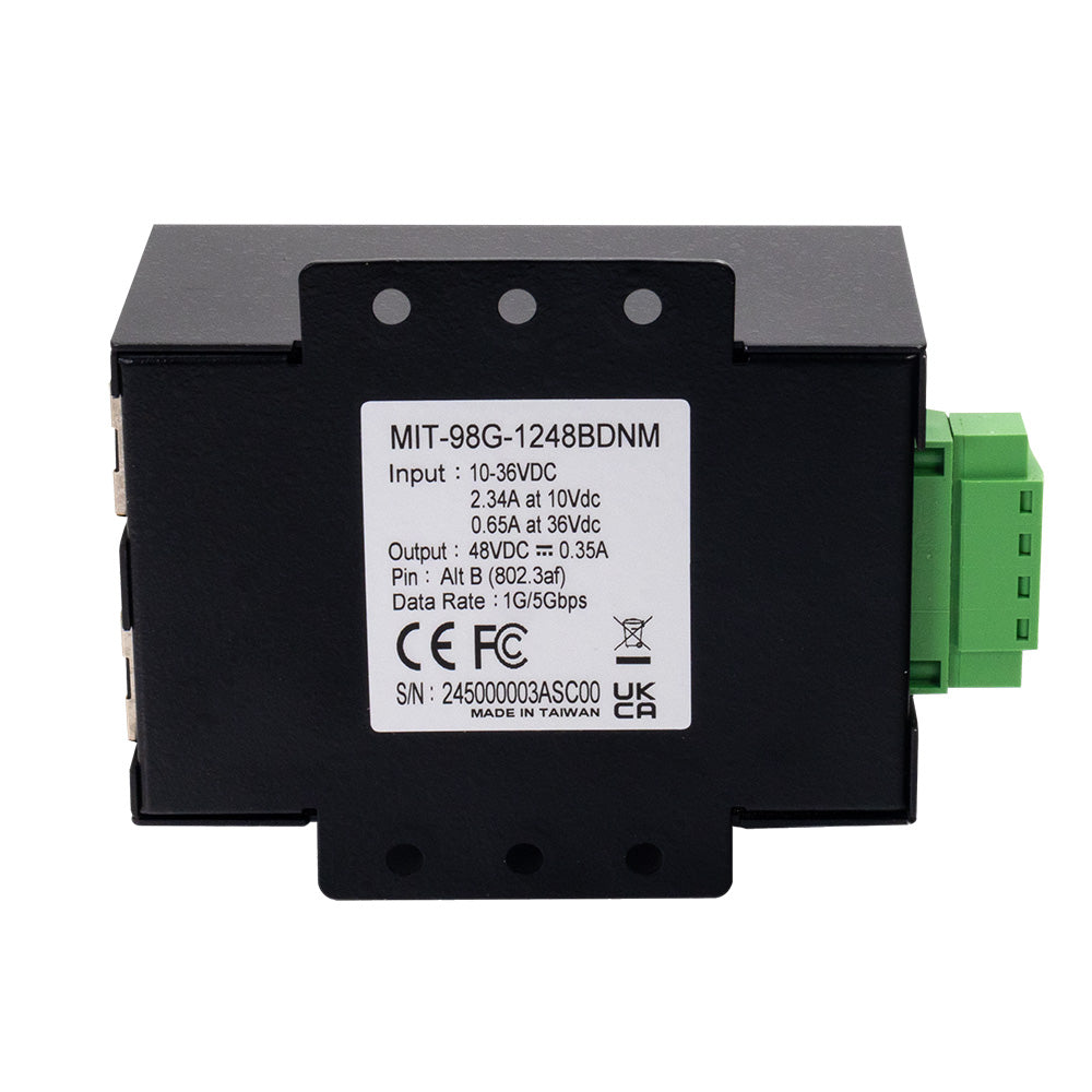 FLIR Systems PoE Injector, 12-24V, Gigabit Ethernet
