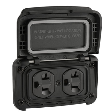 Scanstrut Ventura Series Dual AC Outlet - 125V - 20A