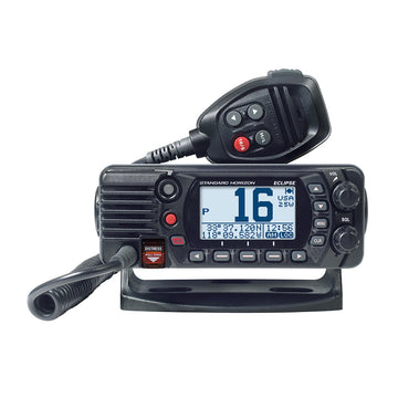 Standard Horizon Eclipse GX1410GB Fixed Mount VHF/GPS Radio, Black