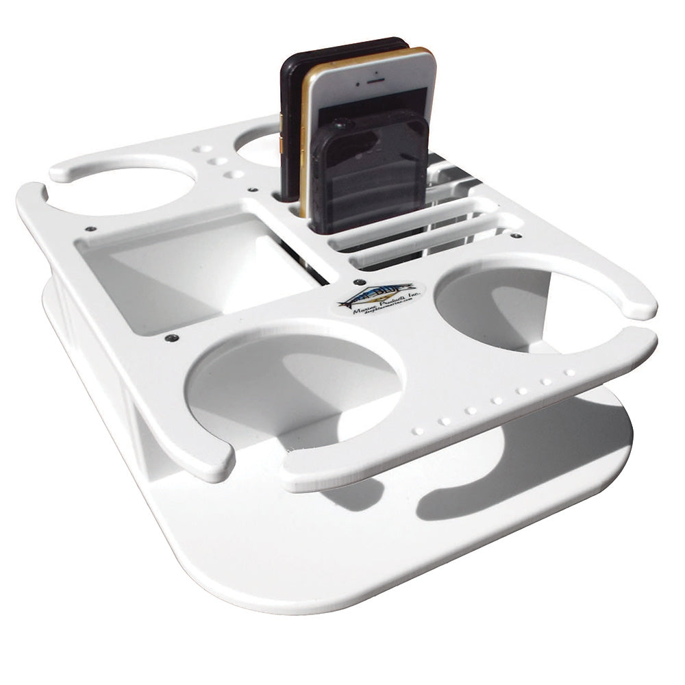 Deep Blue Marine Phone/Drink Holder with Suction Cups - Made in USA