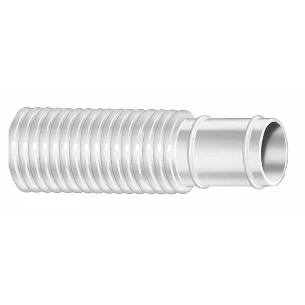 Trident Marine 1-1/8" x 50' White Bilge Hose – Flexible Polyethylene