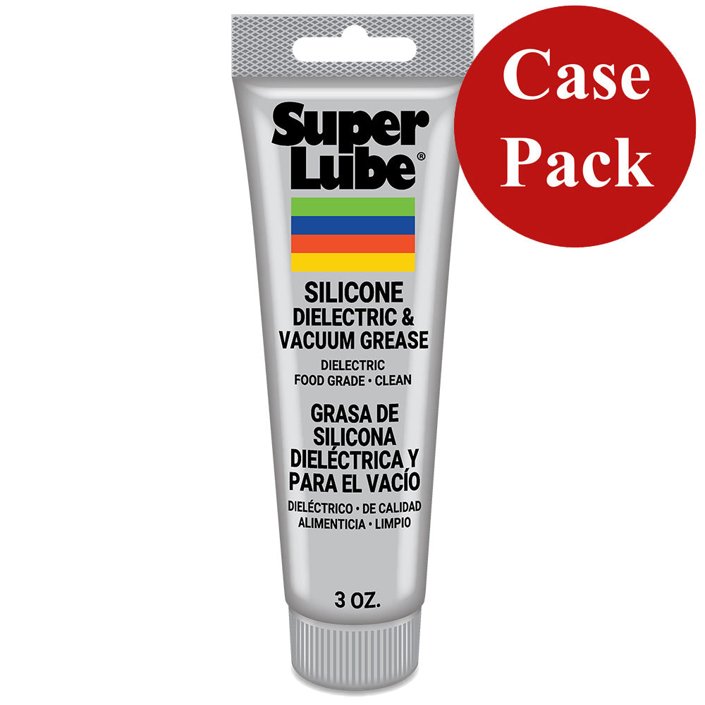 Super Lube Silicone Dielectric & Vacuum Grease, 3oz Tubes (Case of 12) - NSF H1
