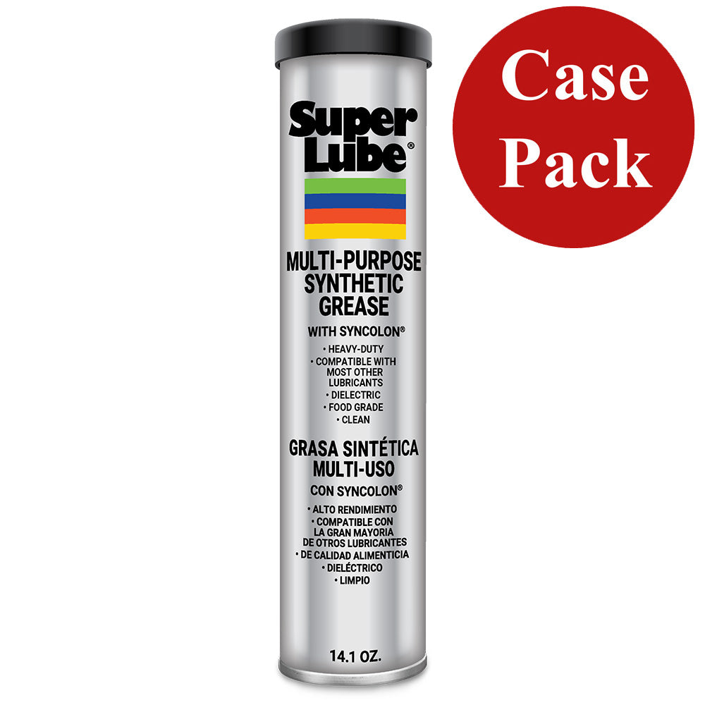 Super Lube Synthetic Grease, 14.1oz Cartridge Case (12 Pack)