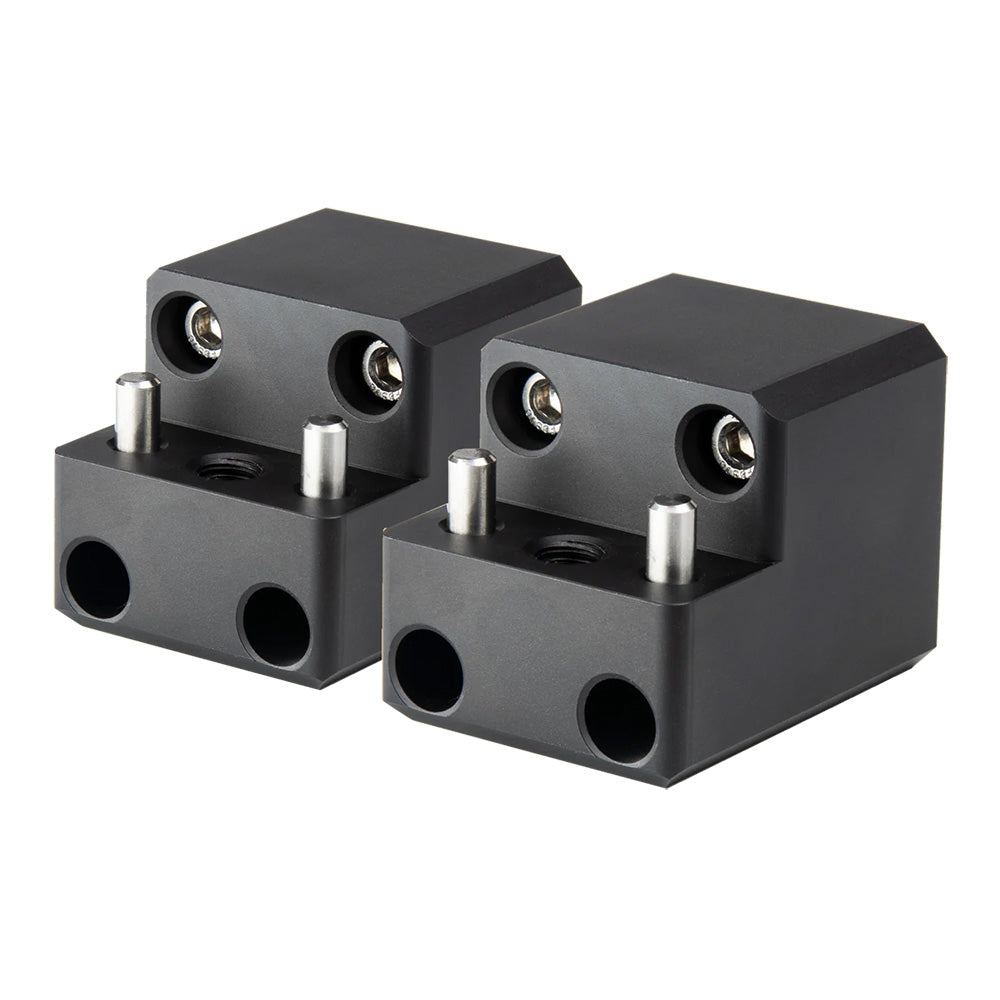 PTM Watersports 4-Bolt Billet Aluminum Board Rack Mounts, Black – Pair