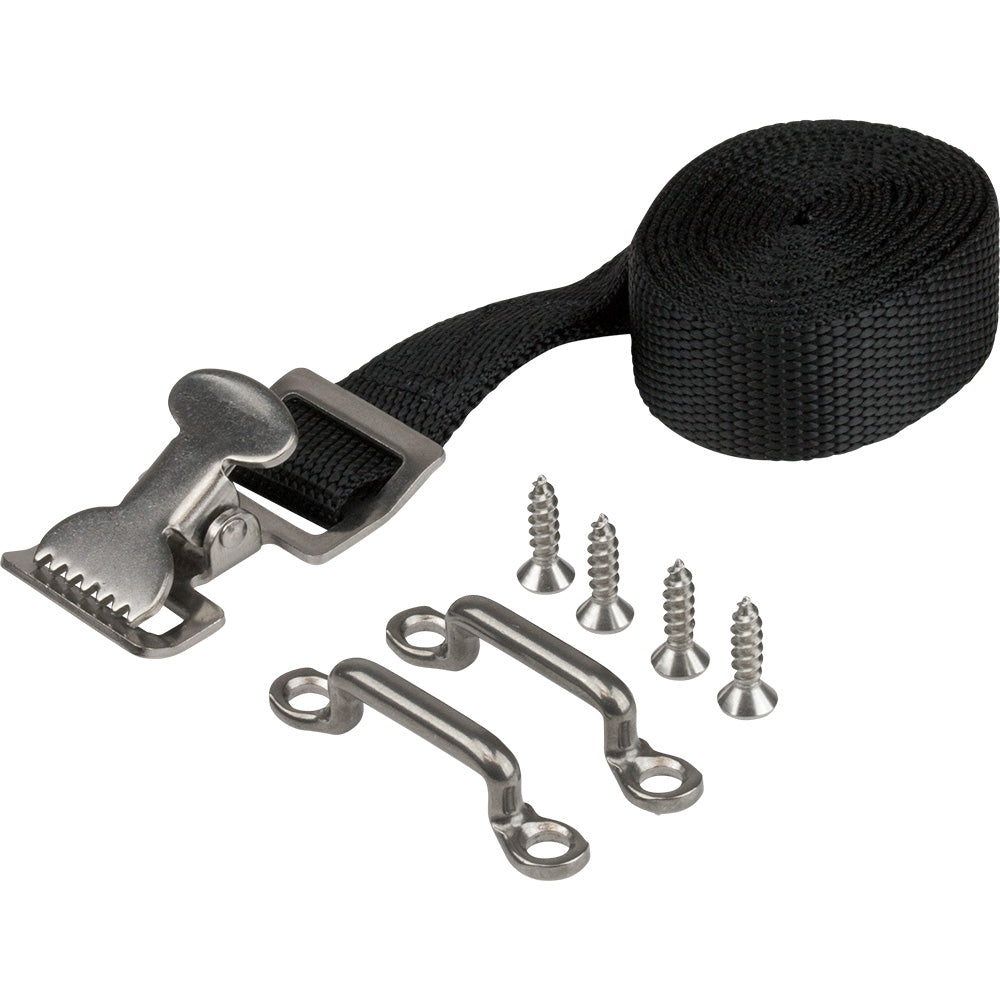 Sea-Dog Nylon Webbing Gas Tank Strap with 304 Stainless Steel Hardware, 72-inch
