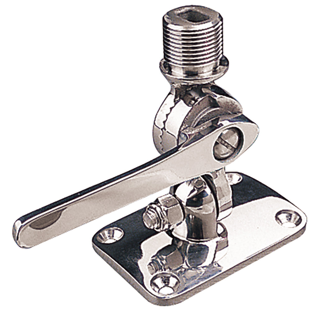 Sea-Dog Stainless Steel Ratchet Mount Antenna Base, 316 Grade