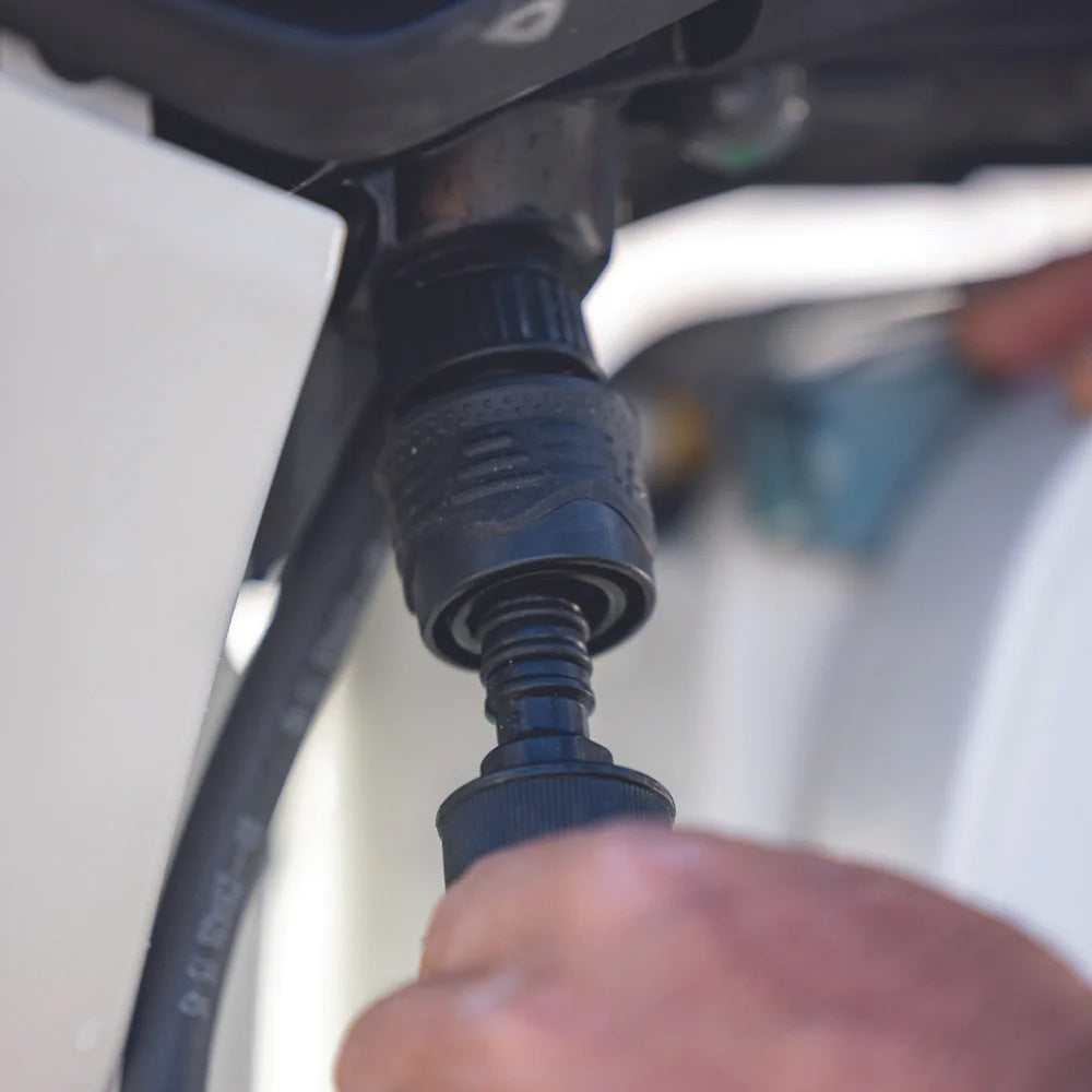Flushmaster Flush Port Quick Connect for Honda Outboards, Marine-Grade 316 SS