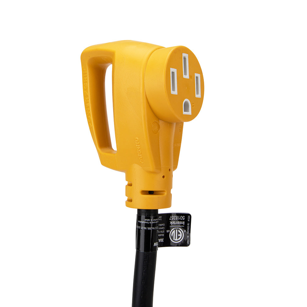Camco Power Grip RV Circuit Analyzer Dogbone, 30A Male to 50A Female, 18-inch