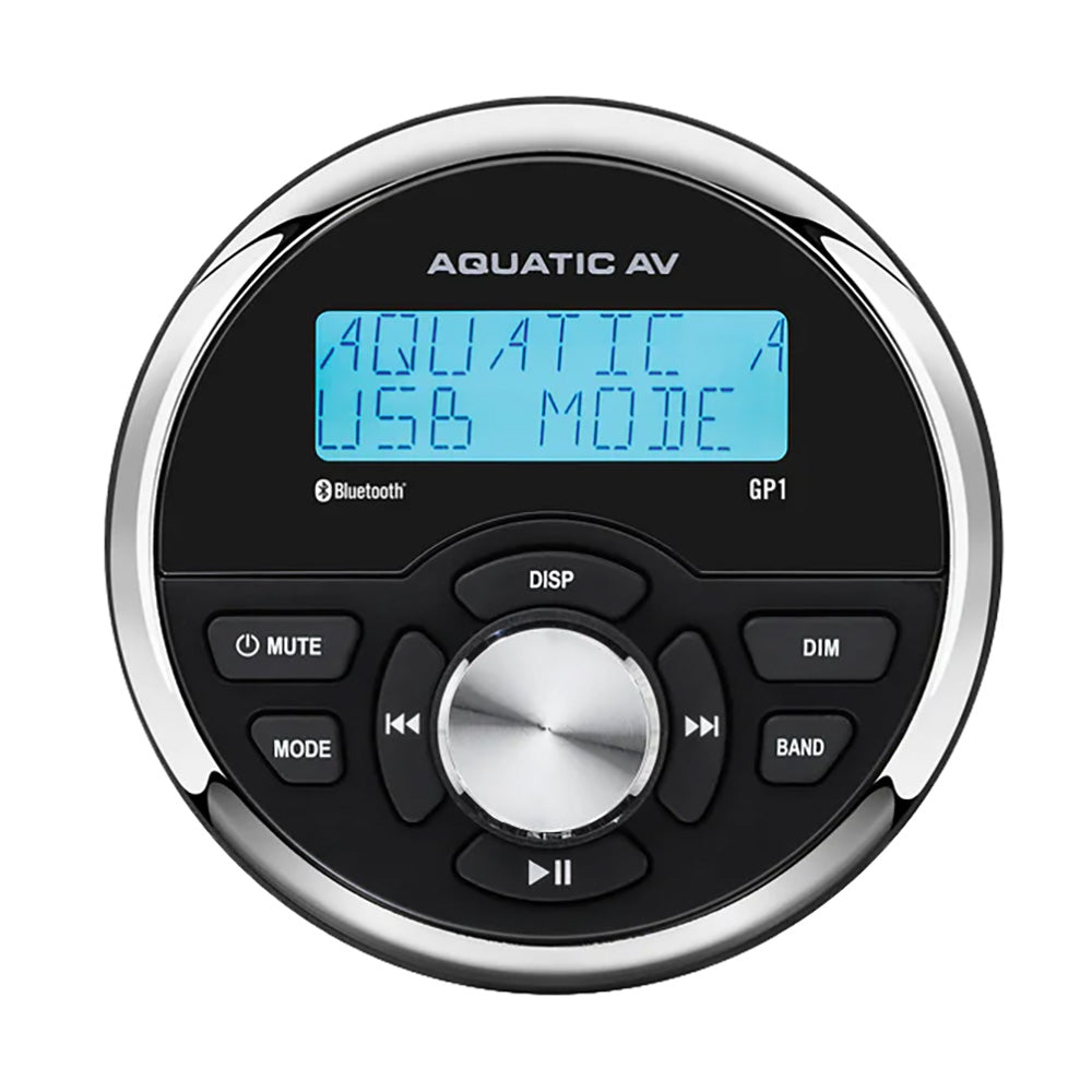 Aquatic AV GP1 Gauge Marine Stereo, Bluetooth, DAB+, IP65 Rated