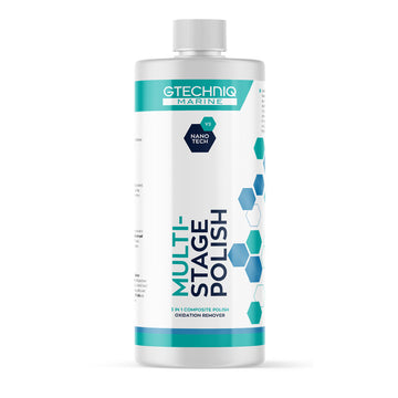 Gtechniq Marine Multi-Stage Polish, 500ml – VOC-Free for Gelcoat & Topcoat