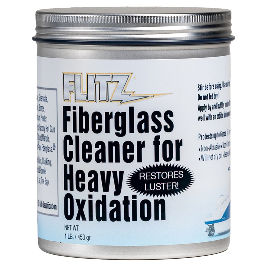 Flitz Fiberglass Cleaner for Heavy Oxidation & Tarnish, 1lb