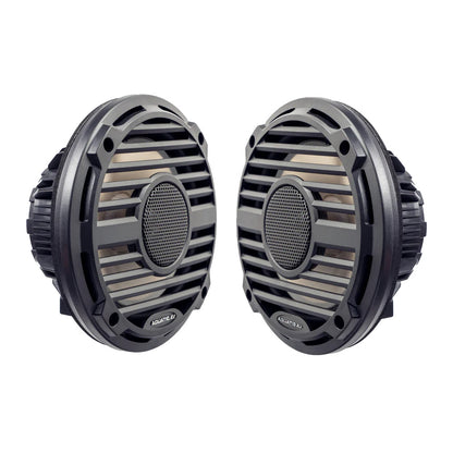 Aquatic AV PRO Classic 6.5-Inch RGB Marine Speakers, 120W Max, IP65 Rated