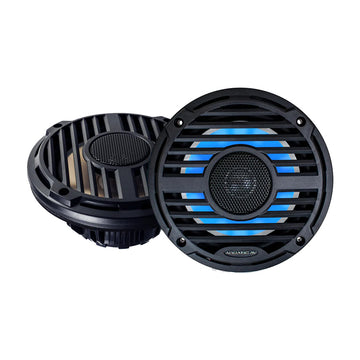 Aquatic AV PRO Classic 6.5-Inch RGB Marine Speakers, 120W Max, IP65 Rated