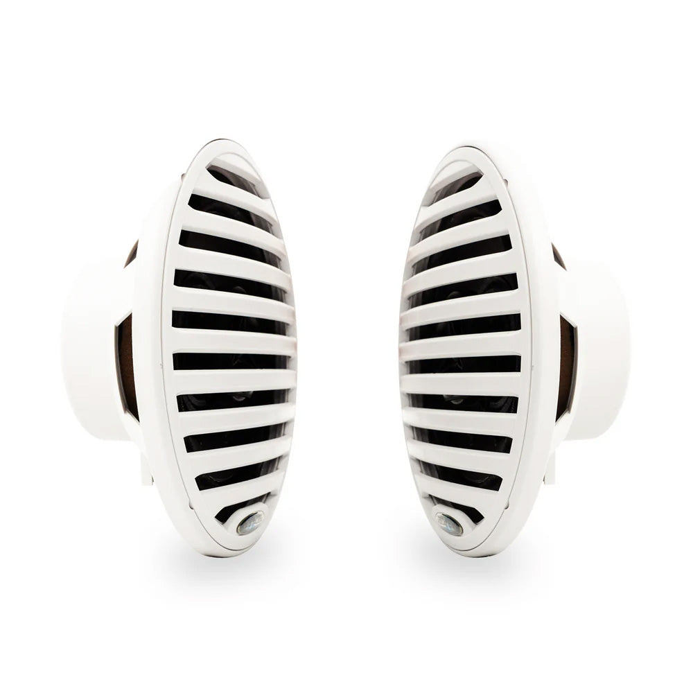 Aquatic AV EC121 6.5" Waterproof Marine Speakers, White Pair