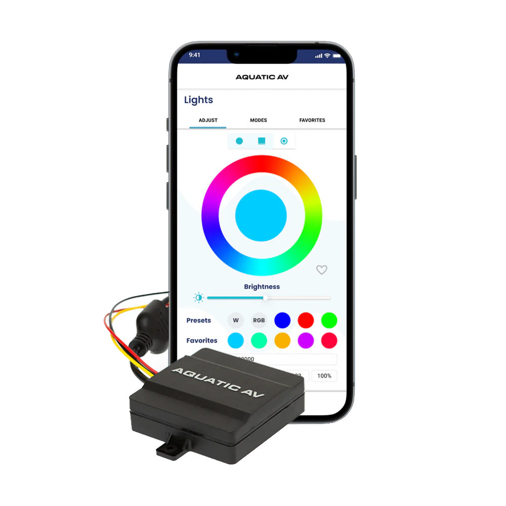 Aquatic AV RG155R1 Universal RGB Controller, 10A, 4 Outputs, IP65 Rated
