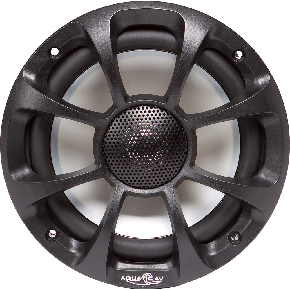 Aquatic AV 6.5" PRO Sport Speakers with RGB Illumination - Black, 120W