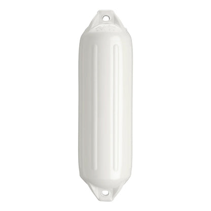 Polyform NF-3 Heavy-Duty Twin Eye Boat Fender, 5.6" x 19", White – Made in USA