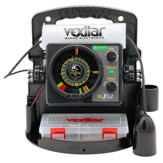 Vexilar FLX-12 Pro Pack II Ice Fishing System with 12 Degree Ice Ducer