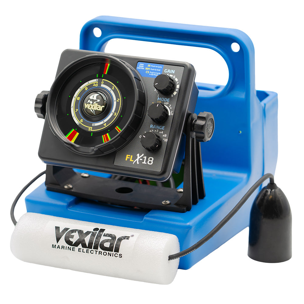 Vexilar FLX-18 Genz Pack with 12-Degree Ice-Ducer and DD-100