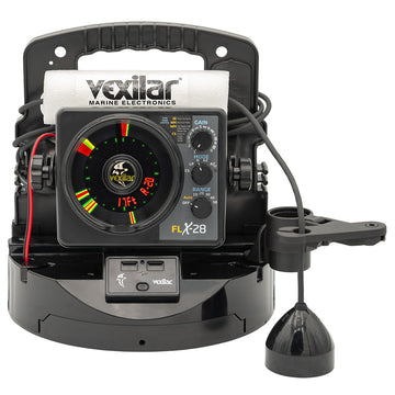 Vexilar FLX-28 Pro Pack Elite Ice Fishing System with Pro View Ice-Ducer