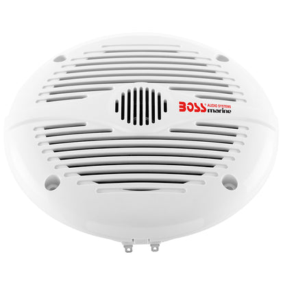 Boss Audio MR60 6.5" Round Speakers - White - Pair
