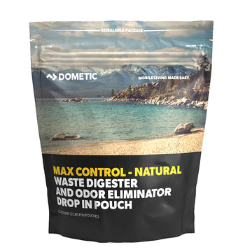 Dometic Max Control Waste Digester & Odor Eliminator, 12-Pack, CA Compliant