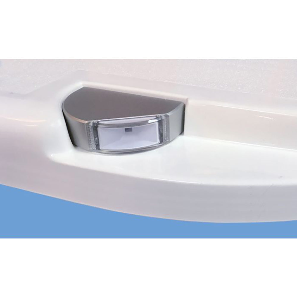 Lumitec Surface Mount Aluminum Navigation Light Port - Red, USCG 2NM Approved