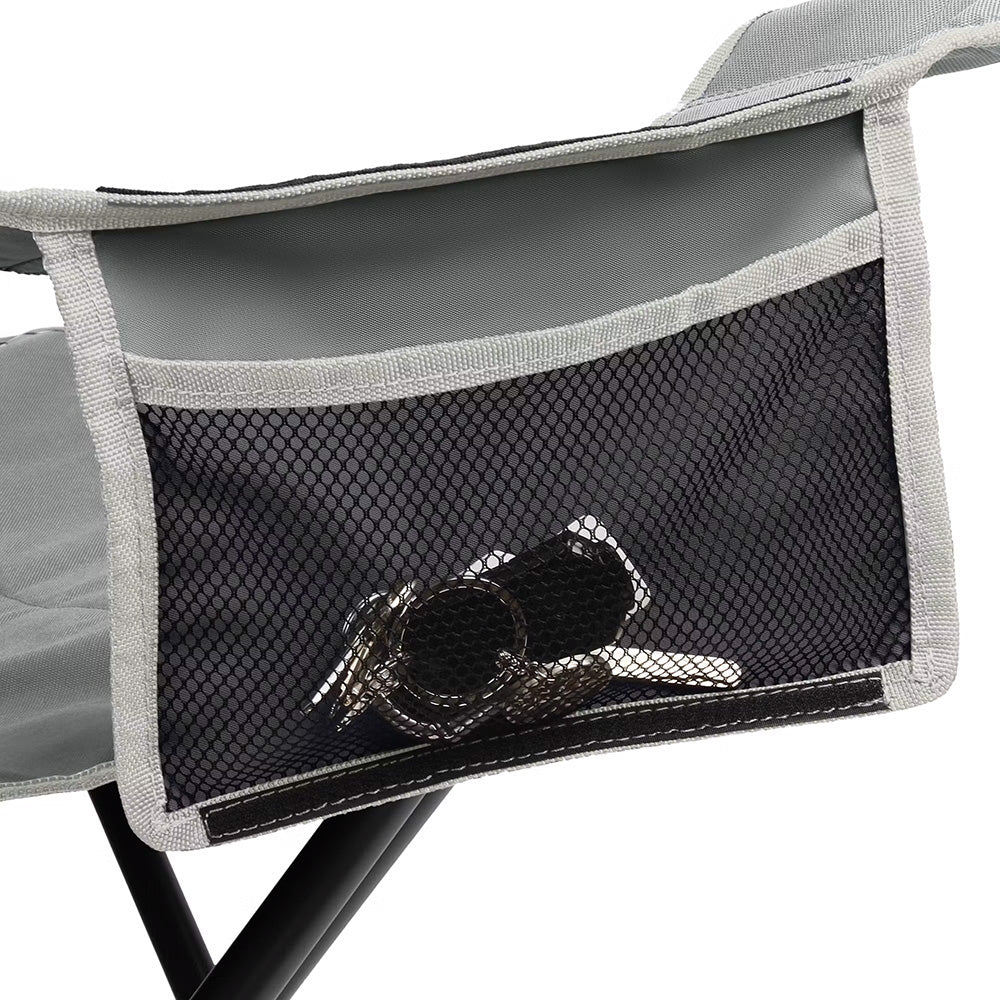 Coleman Big & Tall Quad Camping Chair - Grey