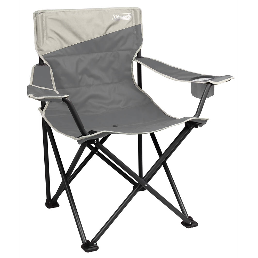 Coleman Big & Tall Quad Camping Chair - Grey