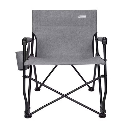 Coleman Forester Series Deck Chair, Grey – 250 lb Capacity, Durable Polyester