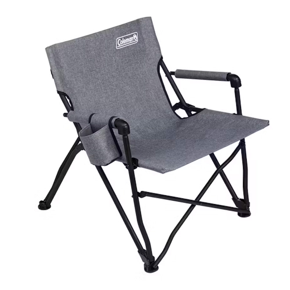 Coleman Forester Series Deck Chair, Grey – 250 lb Capacity, Durable Polyester