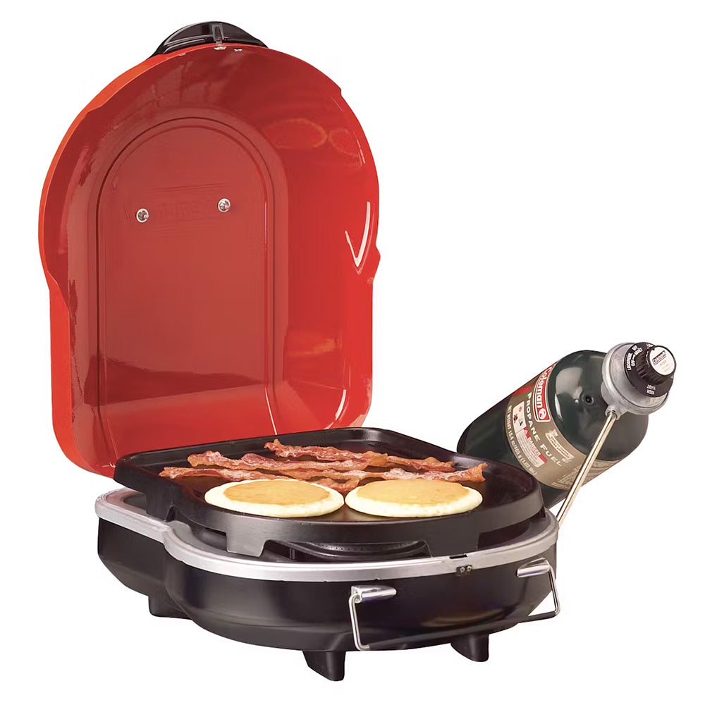 Coleman Fold N Go+ Propane Grill, Red