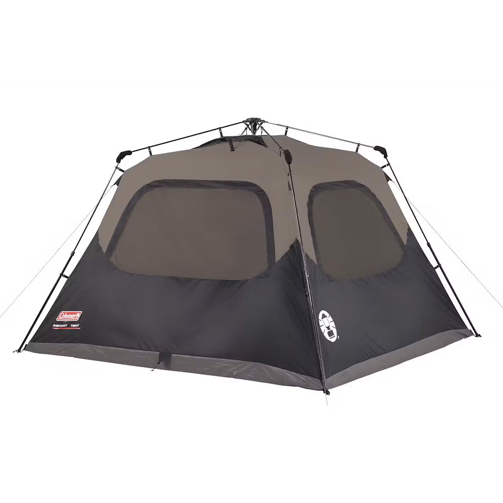 Coleman 4-Person Instant Cabin Tent, 8x7 ft, 1-Minute Setup