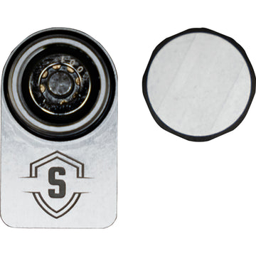 Secure Outdoors Elite Lock - Single - Minn Kota QRB - Silver