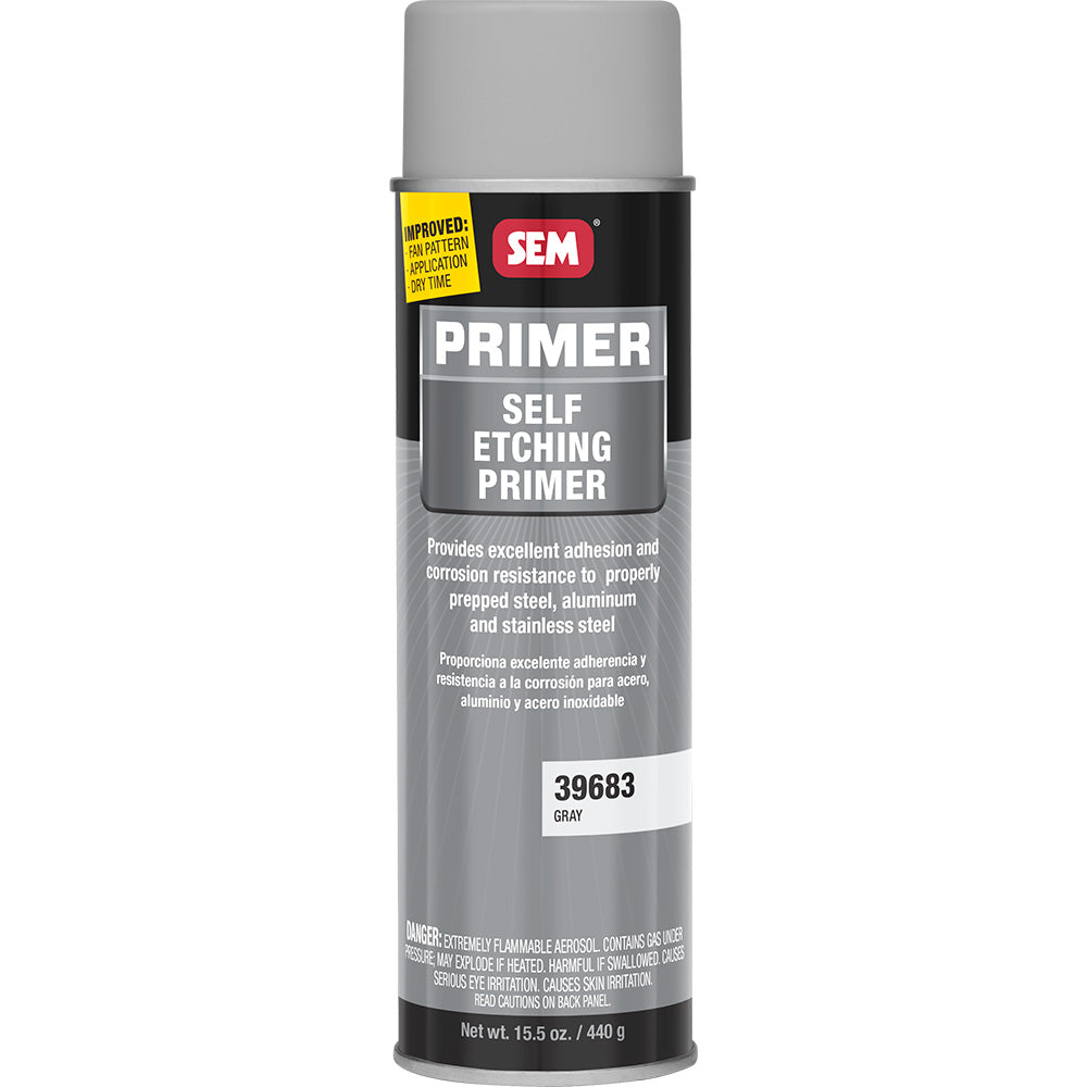 SEM Self Etching Primer, 20oz Aerosol - Grey